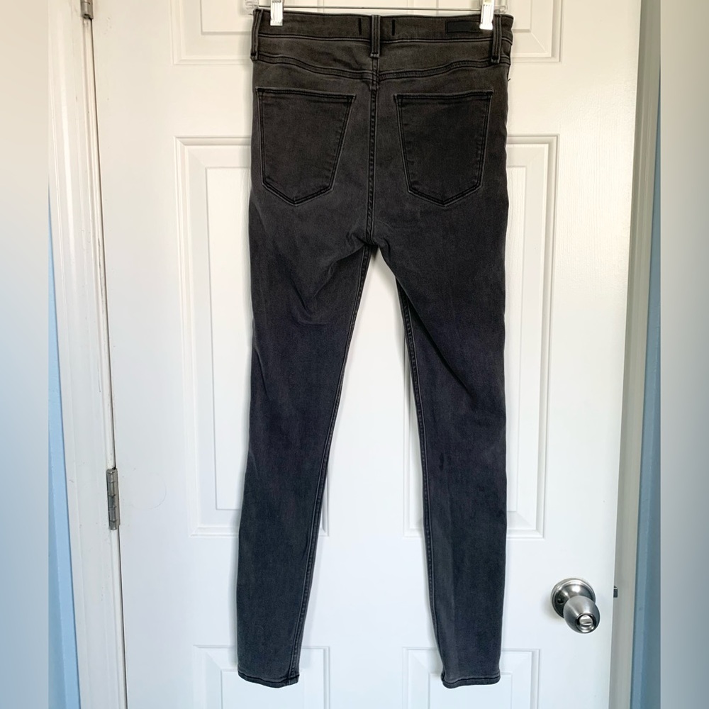 Abercrombie and Fitch Simone high rise Grey Skinny Jeans - Picture 2 of 3